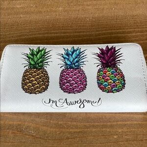 Badiya Colorful Pineapple Wallet. Gently used.